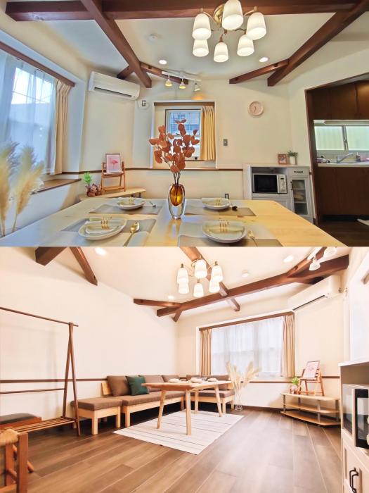 新宿一站 完全独立3层别墅 3室1厅1浴室2卫生间 全新装修 最大12人 near Shinjuku MAX12P