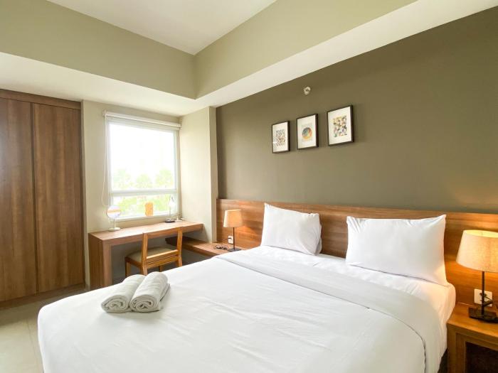 Good and Homey 1BR Apartment at Mustika Golf Residence By Travelio