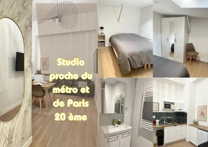 736 Agréable studio mezzanine proche de Paris 20