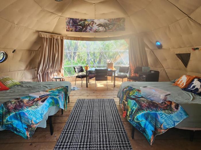 D2 Dino Dome- 2 Dbl Beds - Pet friendly