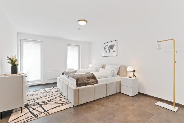 TOP Apartments - Stilvolle Wohnung im Stadtzentrum - Loggia - Kingsize Bett - Smart TV - Netflix - 60qm - 24h Check-In