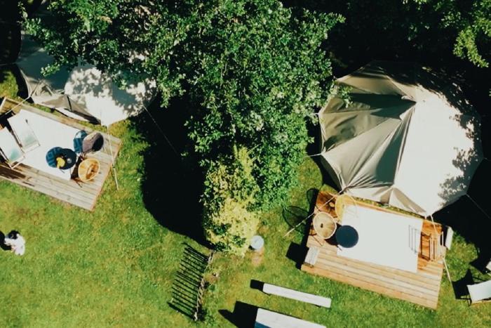 Boutique camping Whanau, verwarmde tenten