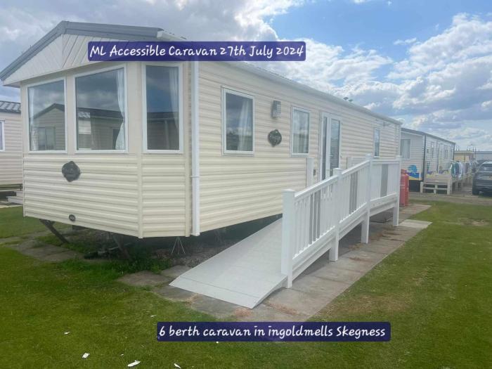 Accessible Caravan Sleeps 6 - Wi-Fi & Parking