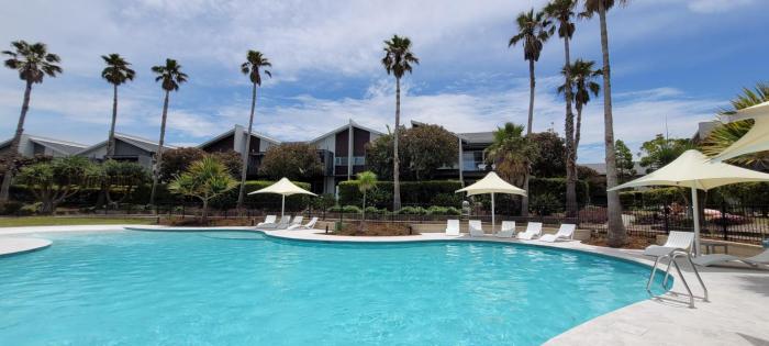 Oceanfront Oasis - Magenta