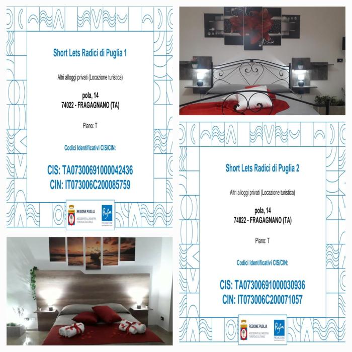SHORT LETS Radici di Puglia
