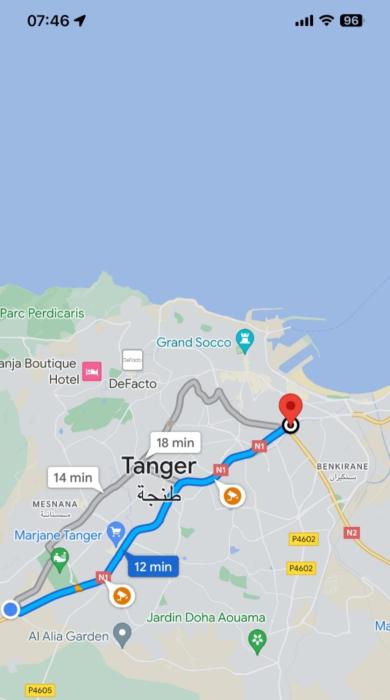 Chambre grand lit dans Appartement spacieux