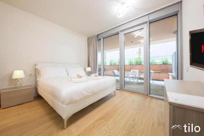 Waterfront Luxury 1BR, Free PARKING, AC, NETFLIX & WIFI BY TILO LUX