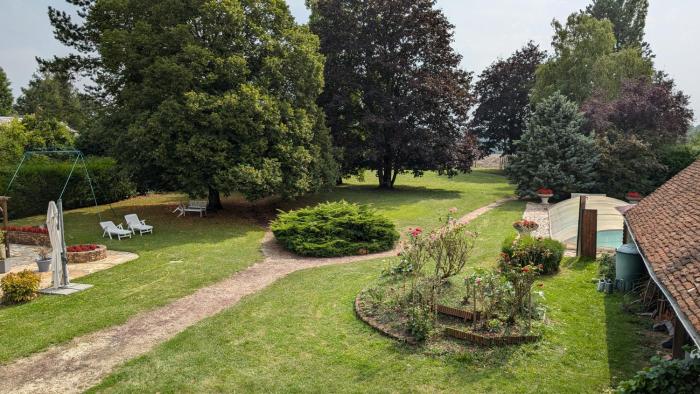Pause de bonheur à la campagne