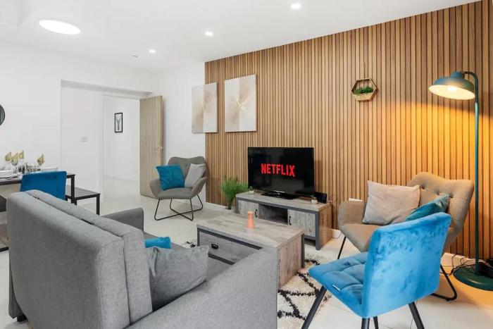 Prestige Stays Cardiff Spacious 3-Bedroom Apartment with Private Garden near Cardiff University & Heath Hospital