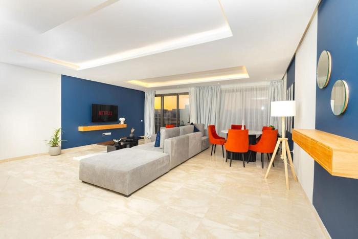 Modern 2BR Retreat in Marina Salé Luxury Living