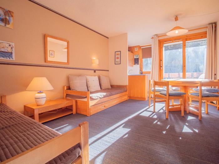 Appartement cosy avec balcon - 50m des pistes - Hameau Crève-Cœur (5 pers) - FR-1-356-346