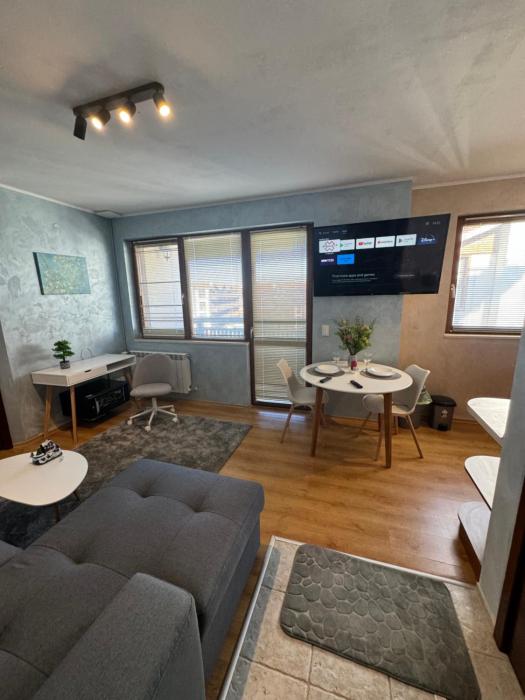 1-Bedroom apt - BathTub - 10mins from SkiLift Gondola - freeWiFi - WorkDesk - Central Heating - Full Kitchen at Edelweiss