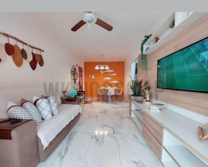 Apartamento a 200M da praia na Praia Grande