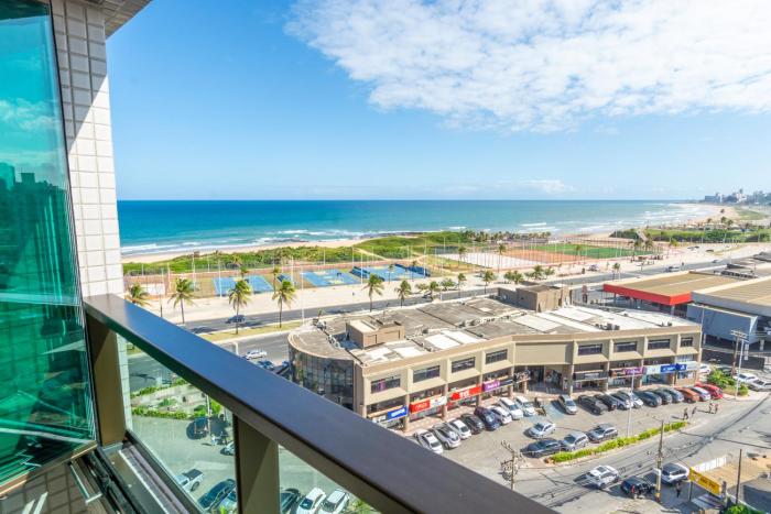 2 Quartos no Smart Orla com Ar, Piscina e Garagem