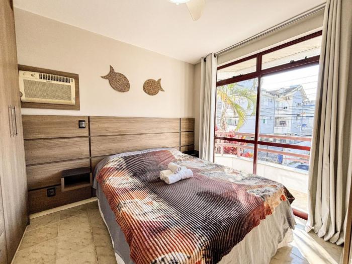 Apê Completo, AC, Wi-Fi | 450m Praia Canasvieiras