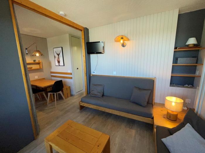 Studio 26m² skis aux pieds, 4 pers, Plagne Villages - FR-1-181-2833
