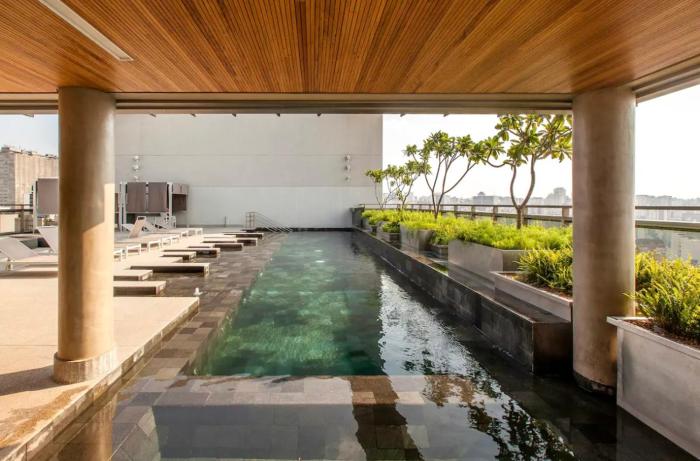 Studio Setin Downtown com piscina e vista Skyline