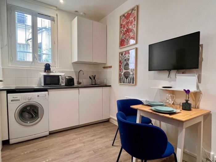 Fully equipped Studio - 2 guests - 3 mins from metro
