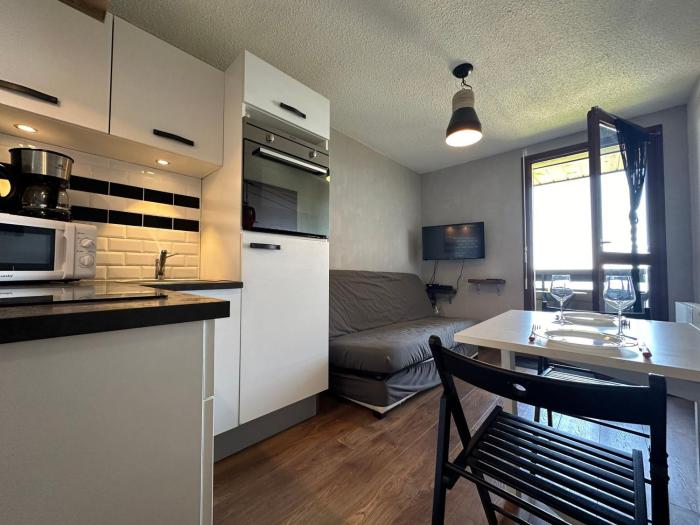 Studio cosy aux pieds des pistes, vue splendide - FR-1-624-53