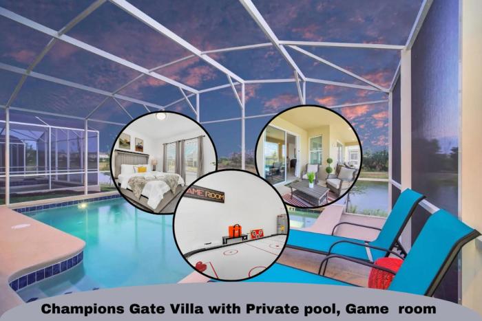 Spacious Villa near Disney wPool ,Game room