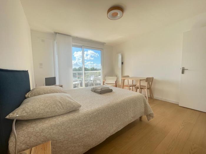 Studio - balcon - bord de mer