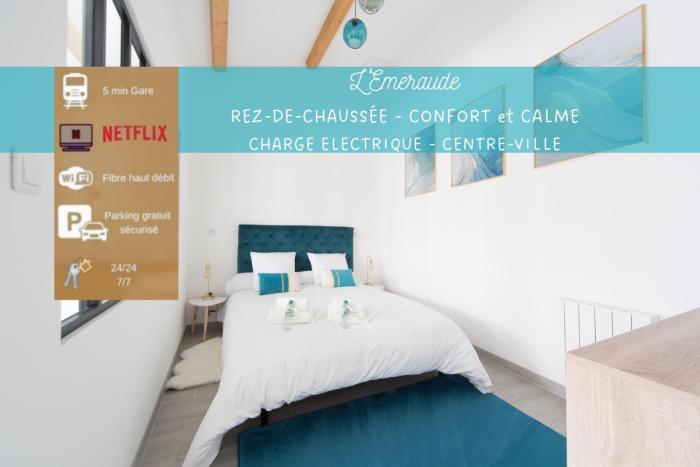 LEmeraude Rez-de-chaussée - Parking privé -ZapartHôtels