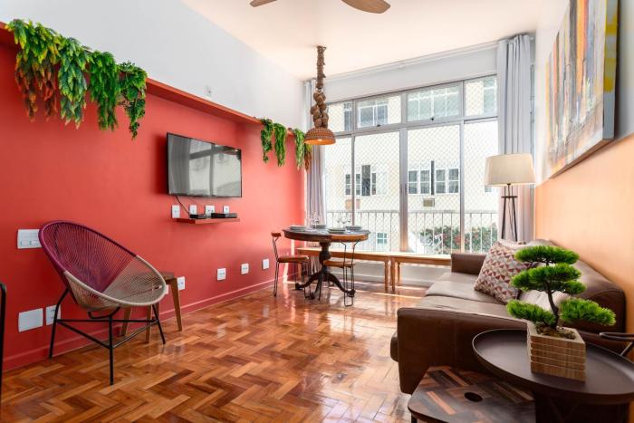 Para familias, a 10 minutos da praia de Ipanema - NS103