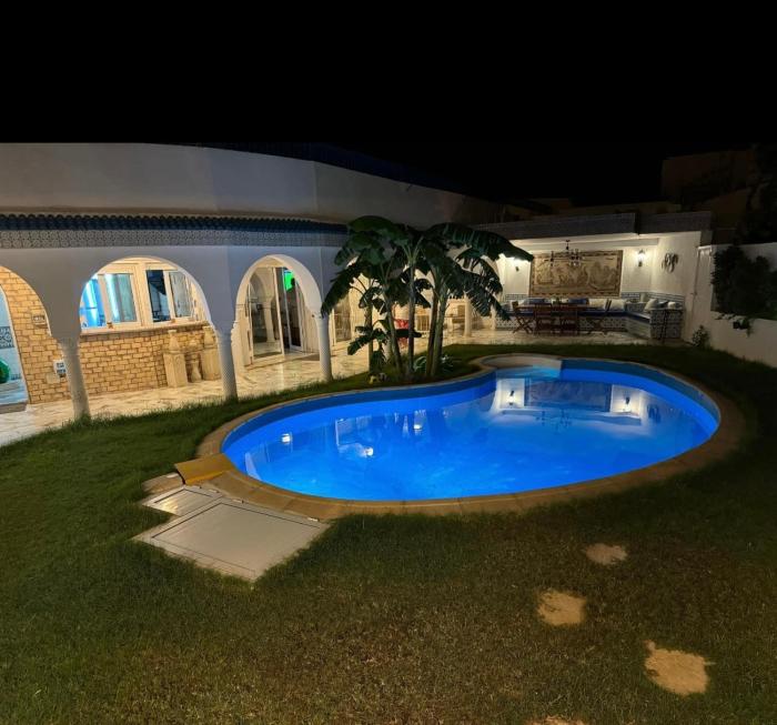 Charmante villa de 4 chambres au deux oueds hammamet