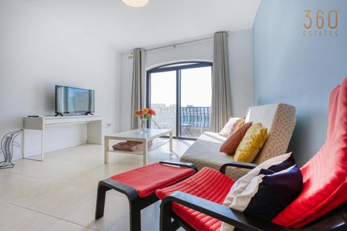 Stylish 3BR Apt with panoramic balcony in Qawra by 360 Estates