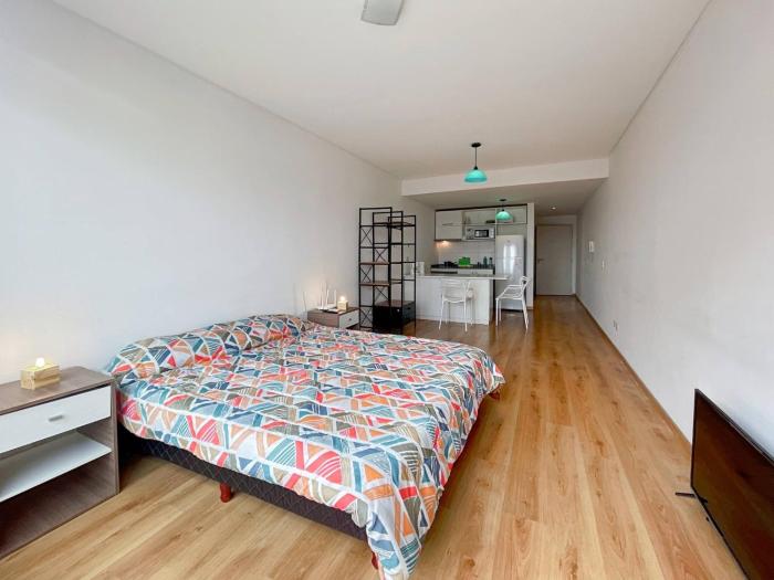 Spacious Studio in San Telmo with Balcony, Gym Pool