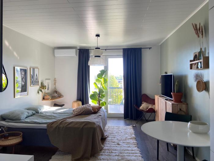 Viihtyisä yksiö, parkkipaikka, ilmastointi, wifi, Aino Areena 300m