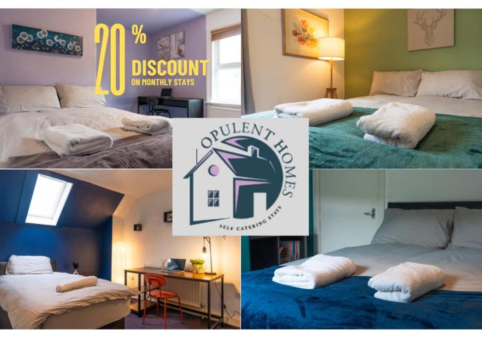 Contractors Pad - 4 Bed Town House - Cent Reading - Free Parking