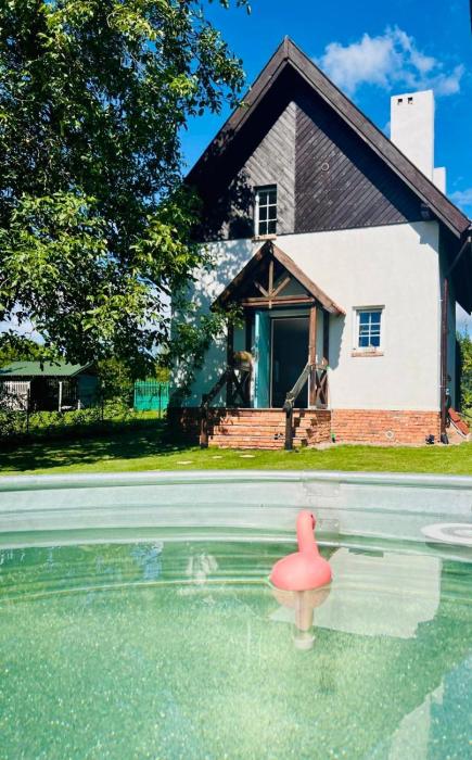 Wakajki - domek z balią blisko jeziora i centrum Mikołajek