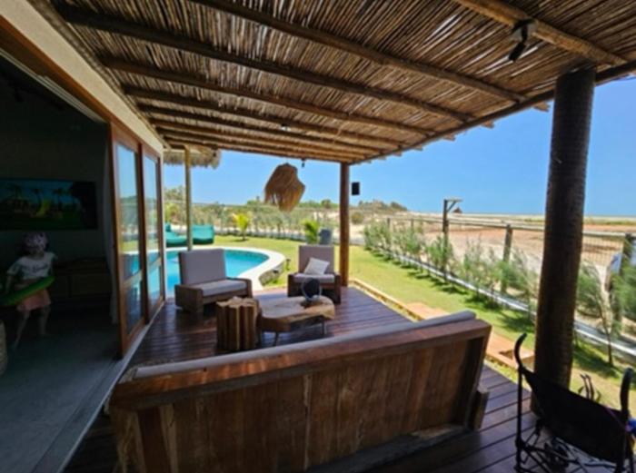 Casa Tangerina BG, seu Bangalô frente mar em Barra Grande-PI