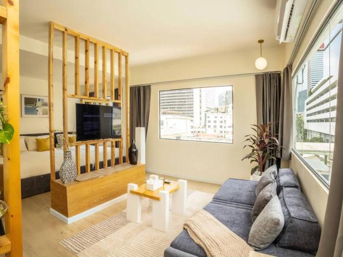 Cozy studio room for 3 guests at Center-Silom - 5B