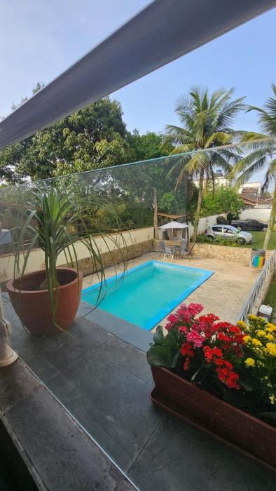 Pousada I House Beach Brasil - com piscina, garagem GRATUITA, Wi Fi, Espaço família para churrasco, Suites com varanda e frigobar, Suites com banheiro e Quartos Standart com banheiro externo, 300m da praia da Tupi, restaurantes e padarias na esquin