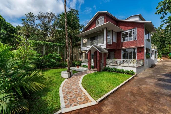 SaffronStays Magnolia - 3BHK Moira Goa Villa with Pool & Games Room