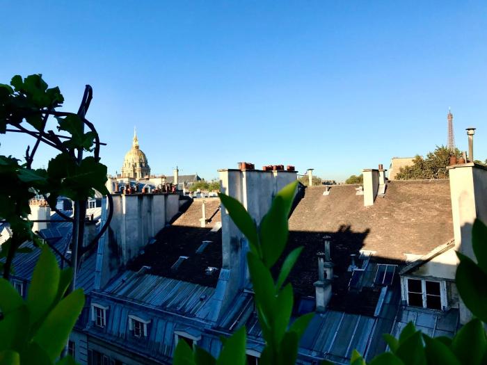 Georgeous flat terrace Paris Invalides 2 to 6pers