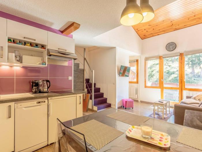 Duplex 38m² 5 pers, 2 TV, balcon, casier à skis - FR-1-353-114
