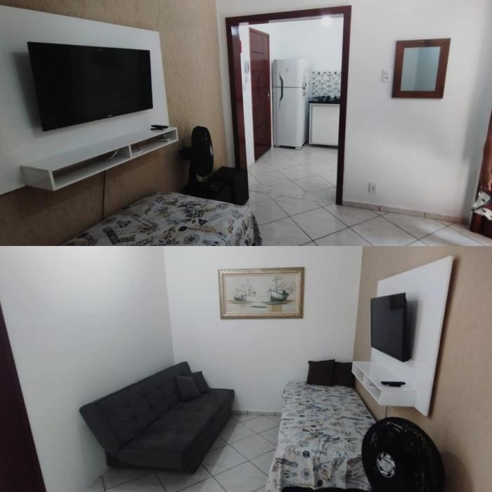 Apto com 01 dormitório e Wi-fi - Praia Grande- Tupi - perto da praia