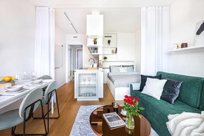 Prague Days - Studio Apartment with Garage Parking and Balcony