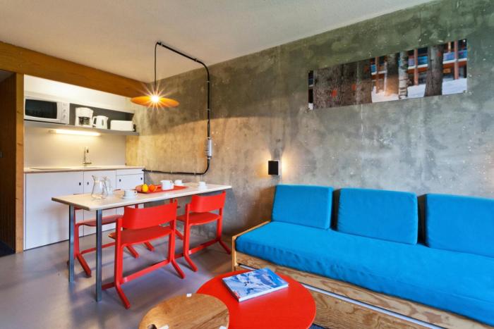 Résidence Lauzieres - Studio 5 personnes pied des pistes MAE-5344