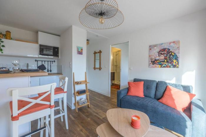 Le 406, T2 avec balcon & parking à 70m de la mer