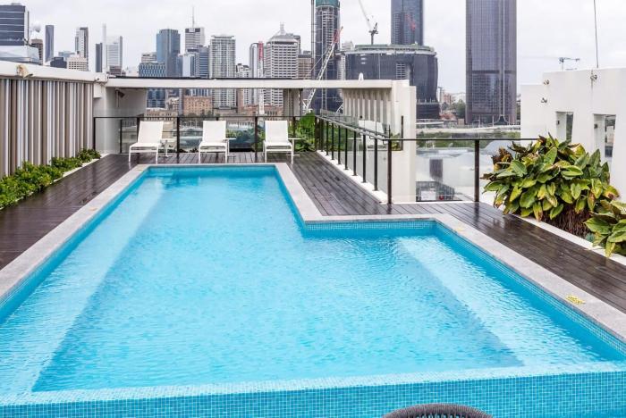 South Brisbane Rooftop Oasis with Pool