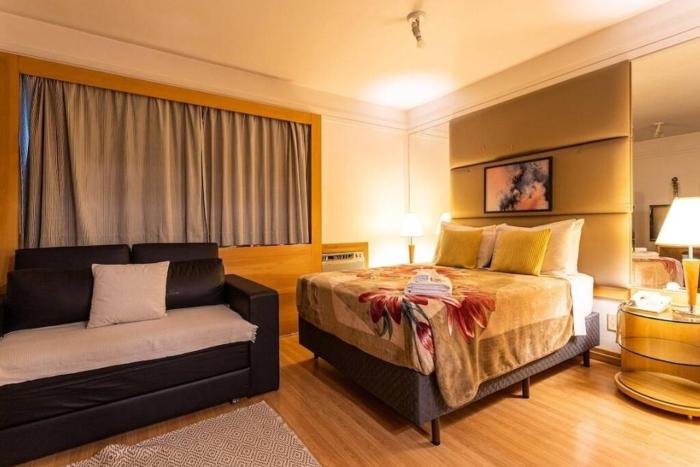 Flat in Paulista Bela Cintra1 com estacionamento