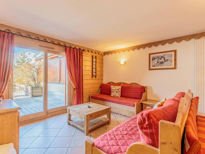 Luxueux Apt 8pers avec piscine & spa, pied de pistes, St Martin de Belleville - FR-1-461-13