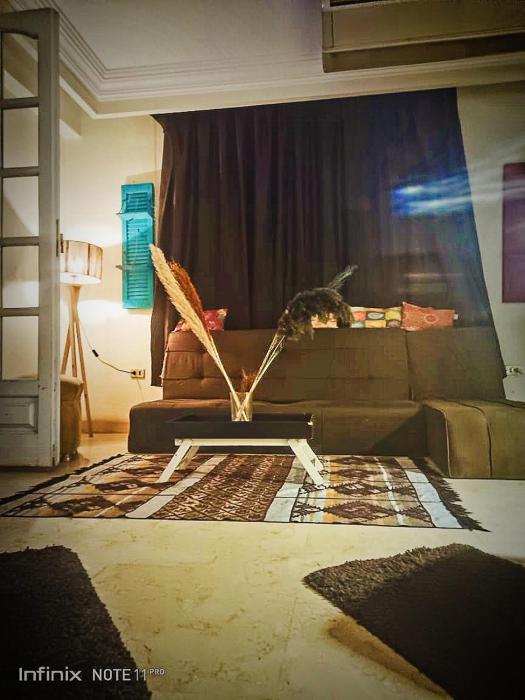 Furnished rooftop for rent in Maadi, Degla,