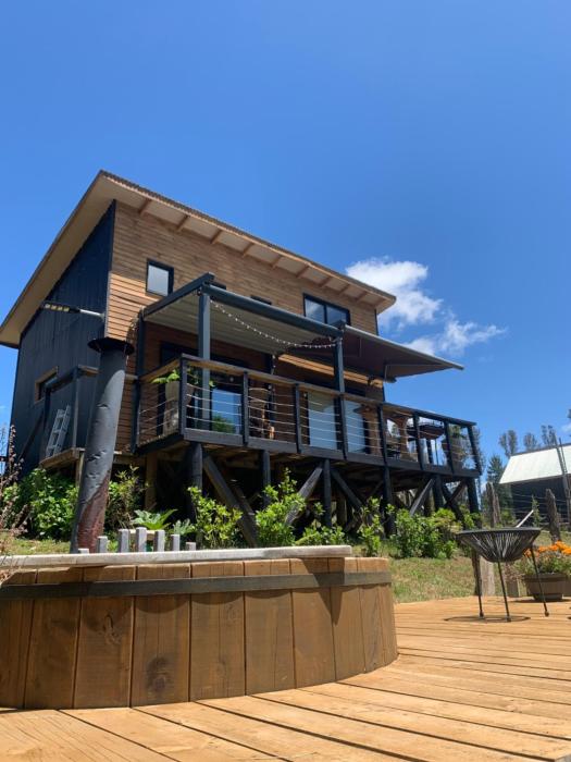 Colico Lodge - tinaja -terraza