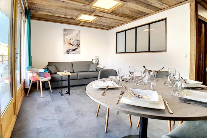 Résidence Les Cristaux - Appartement rénové · Proche des pistes · Balcon · Hammam · WIFI · Sauna MAE-6704
