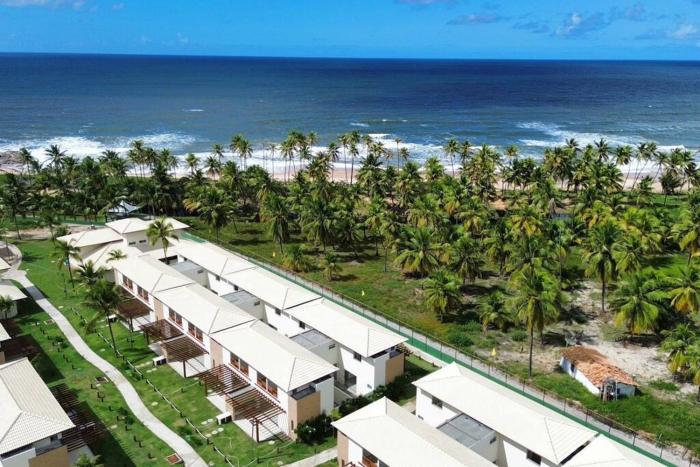 Village 2qts, frente e vista mar, praia de Imbassaí